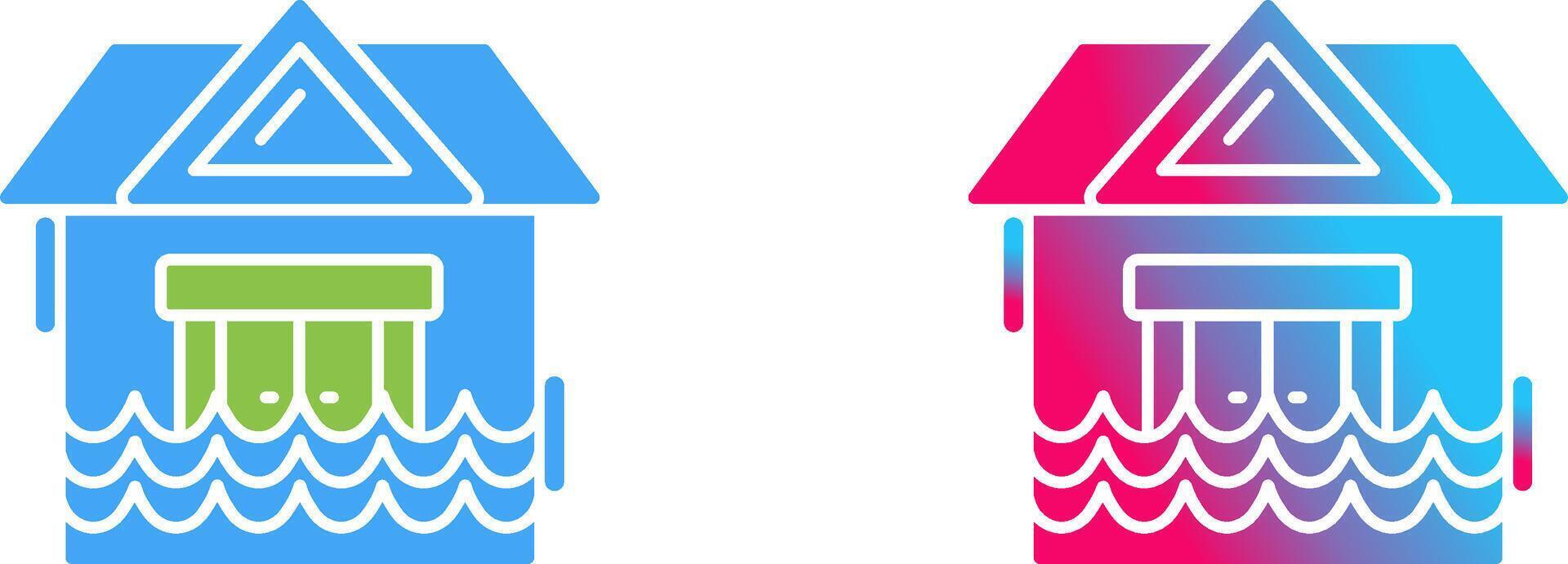 Natural Disaster Icon Design vector