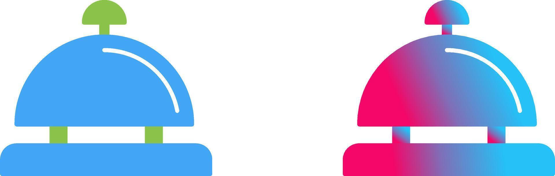 Desk Bell Icon Design vector