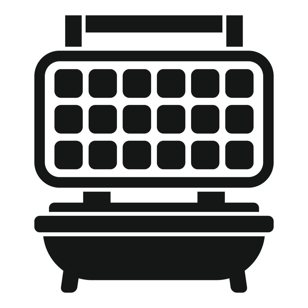 illustration of a waffle maker icon vector