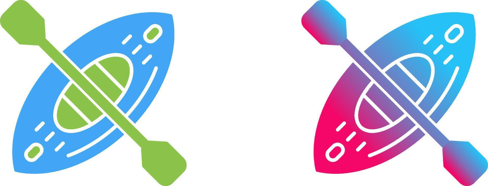 Kayak Icon Design vector