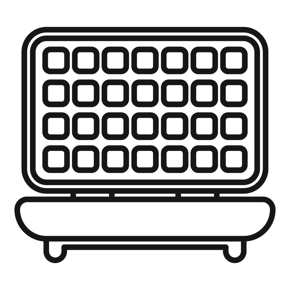 Minimalistic icon of an eyeshadow palette vector