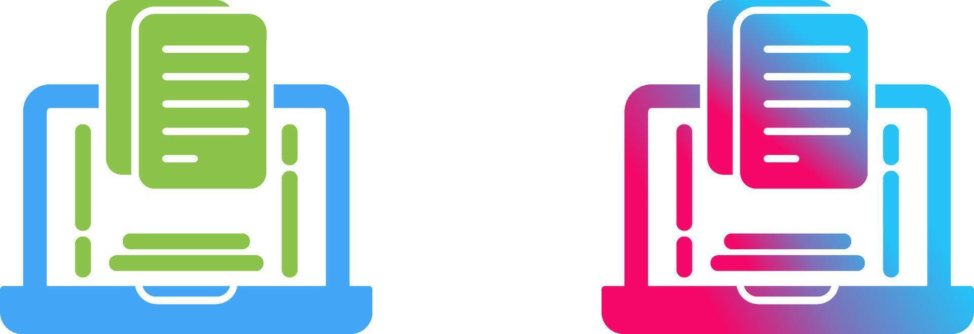 Document Icon Design vector