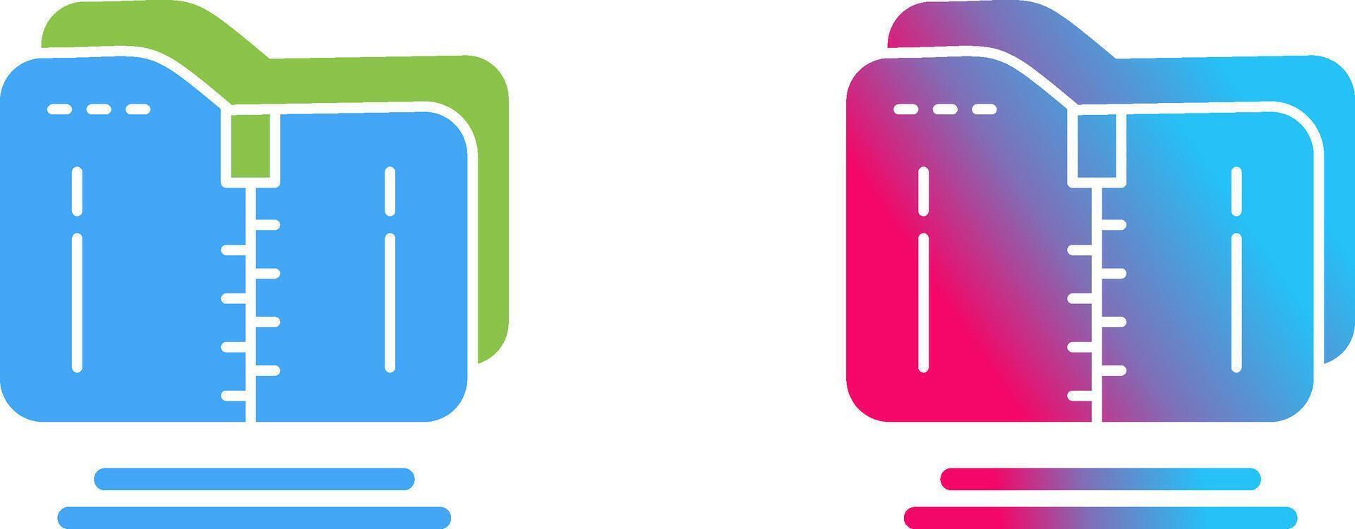 Compressed Icon Design vector