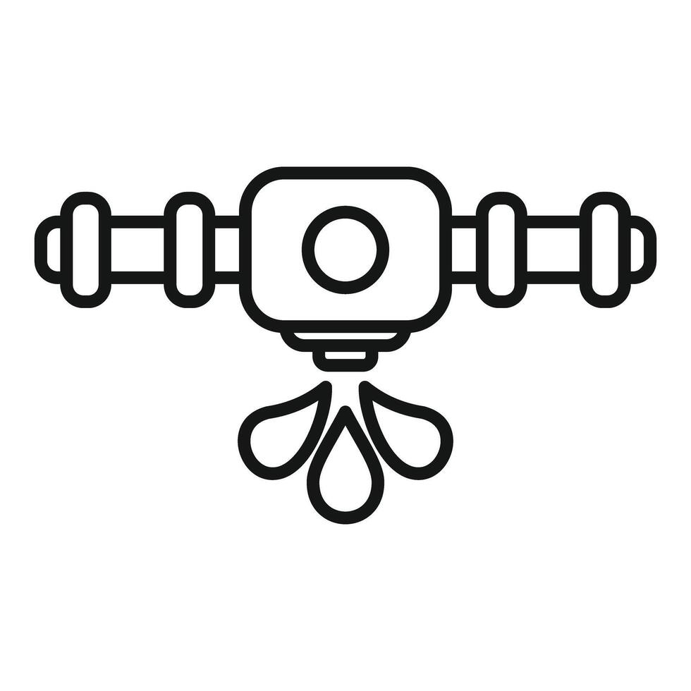 illustration of dumbbellwater droplet concept vector