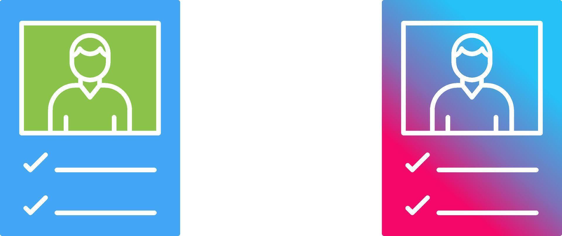 Ballot Icon Design vector