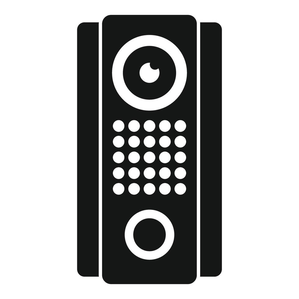Black and white silhouette of a remote control vector