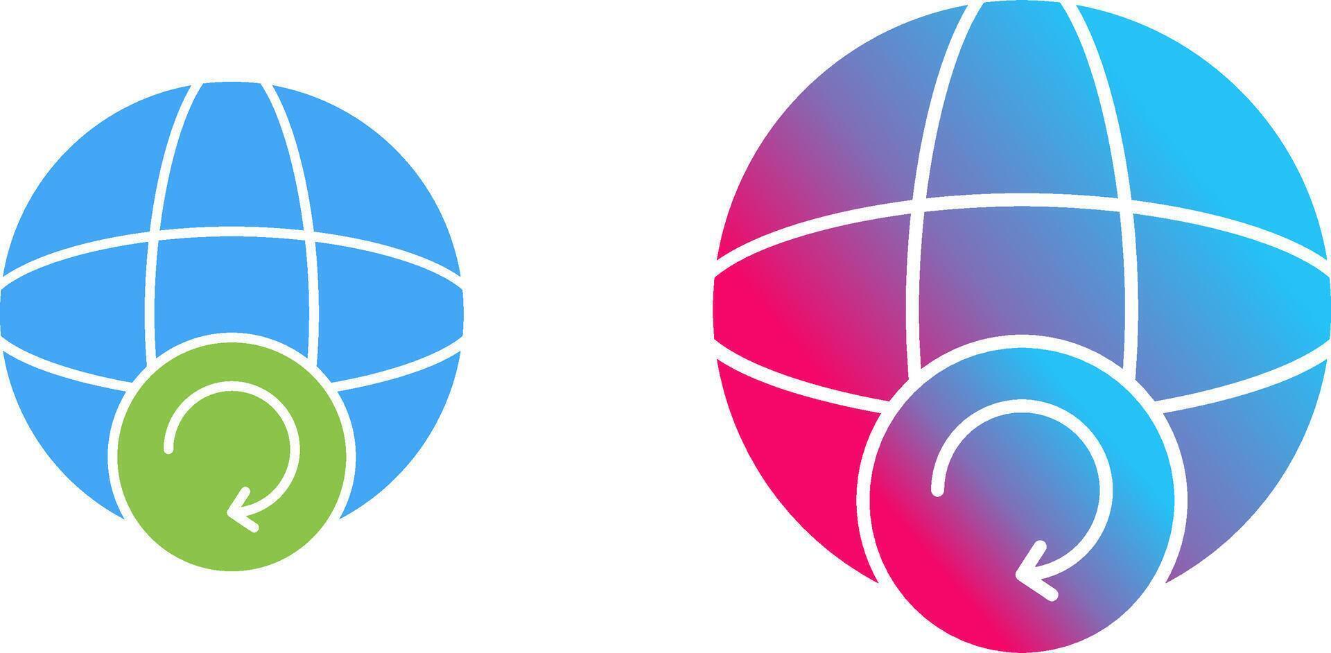 Earth Icon Design vector