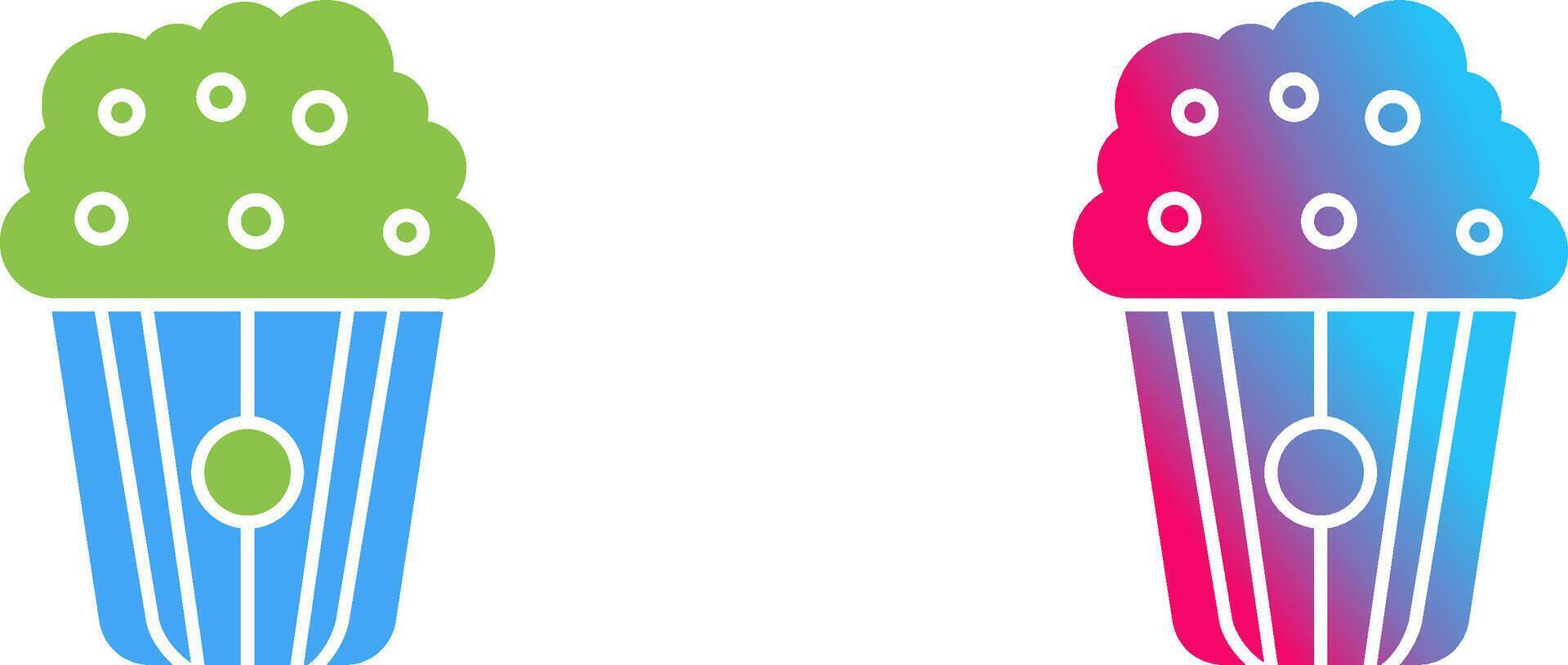 Pop corn Icon Design vector