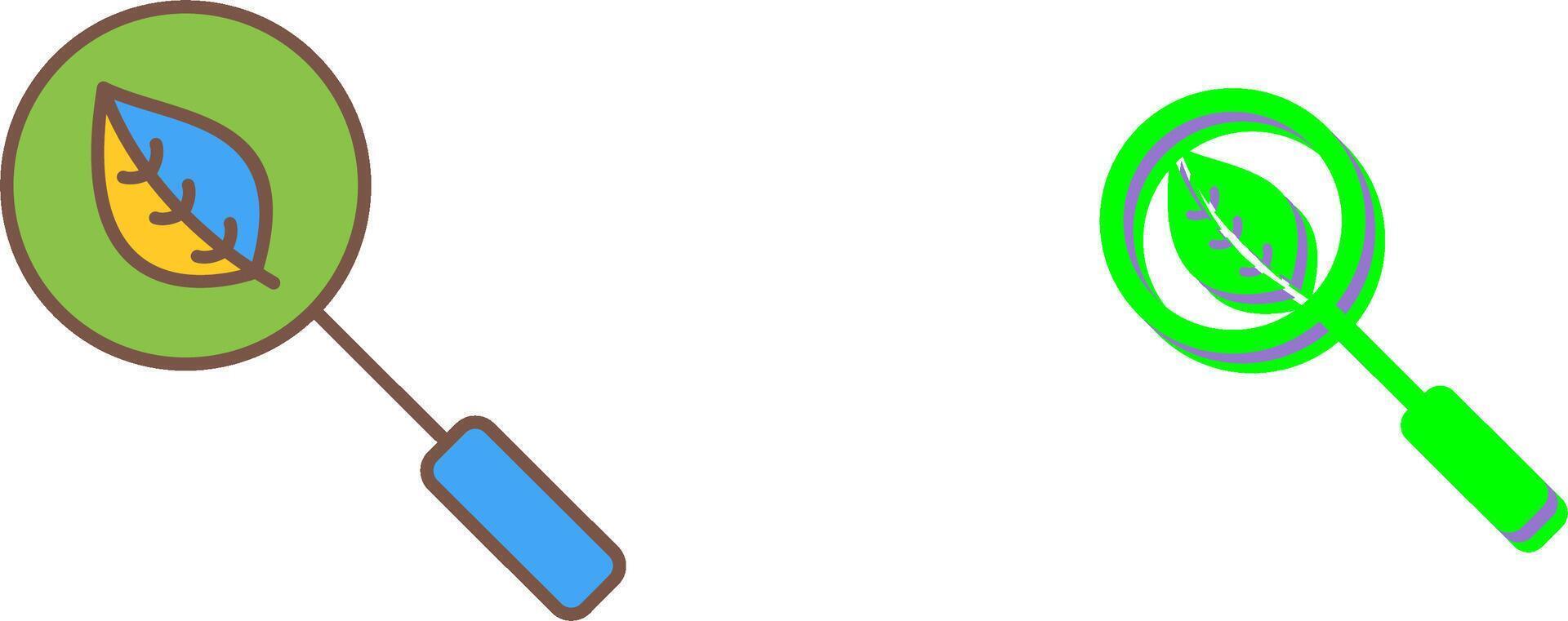 Unique Organic Search Icon Design vector