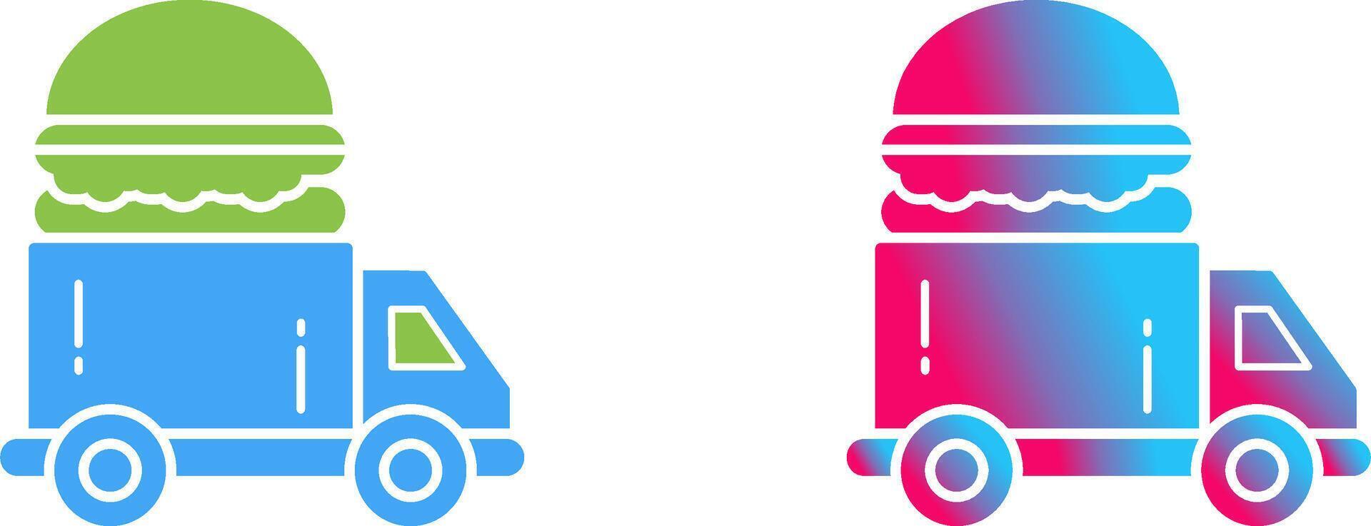 Fast Food Truck Icon Design vector