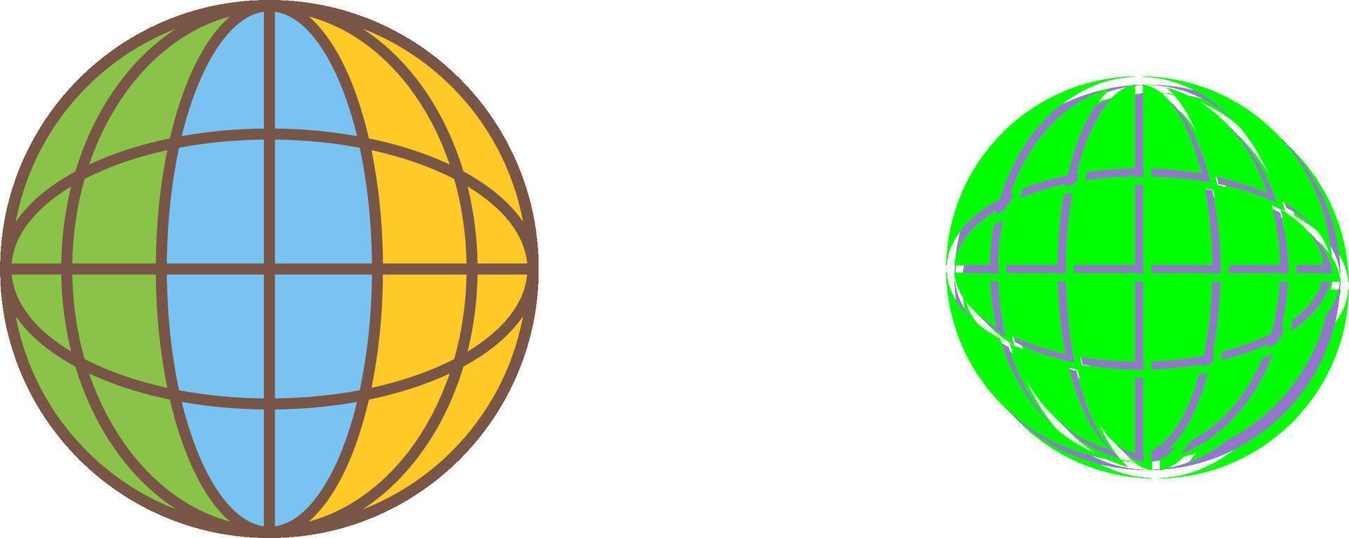Globe Icon Design vector