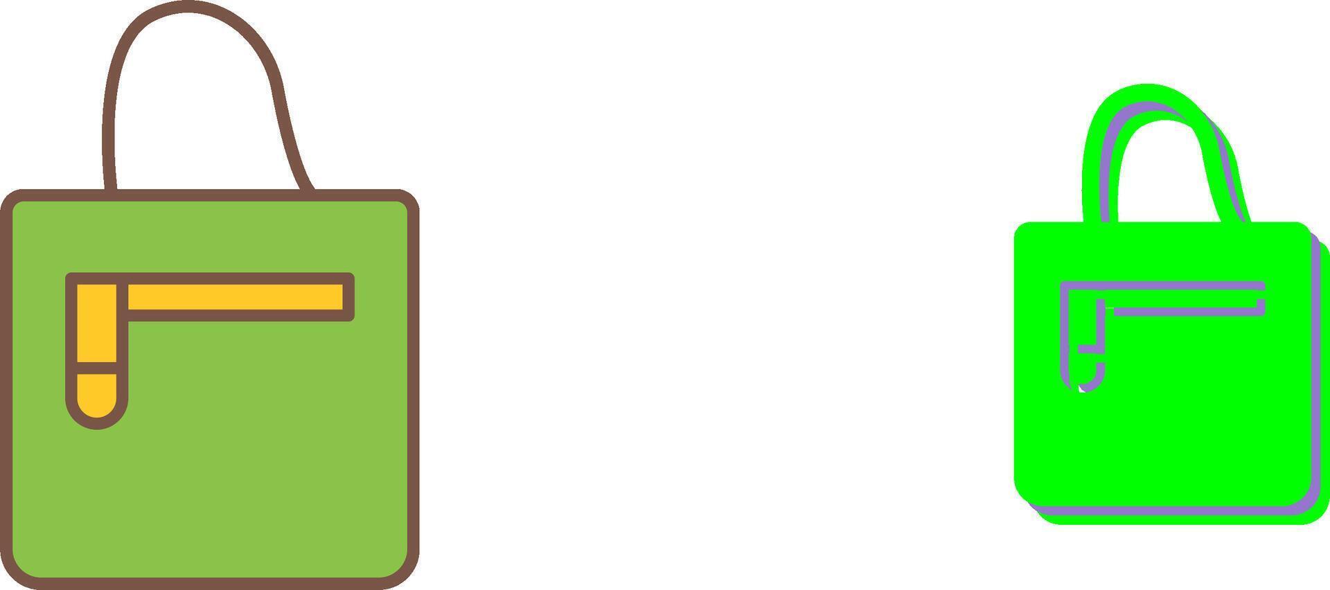 Handbag Icon Design vector