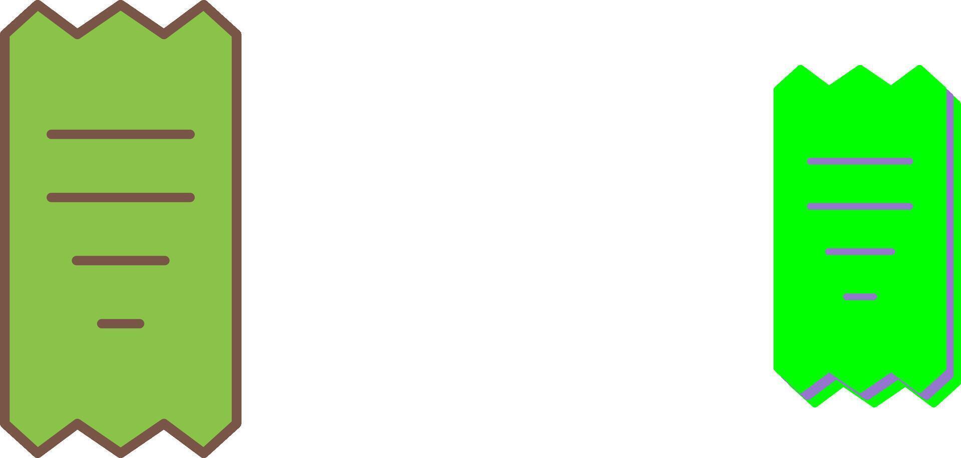 Unique Receipt Icon Design vector