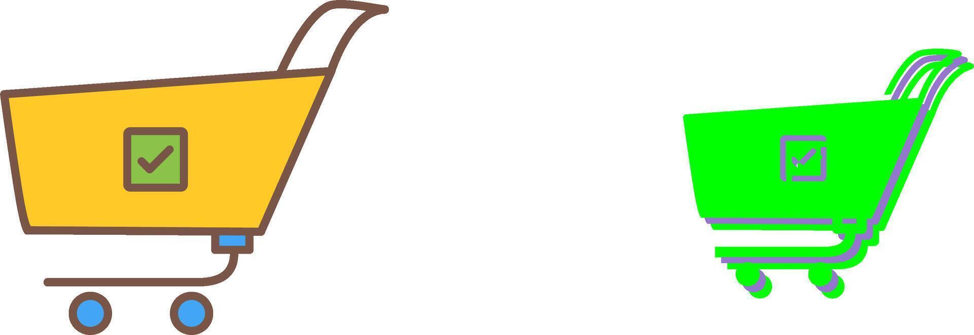 Unique Confirm Order Icon Design vector