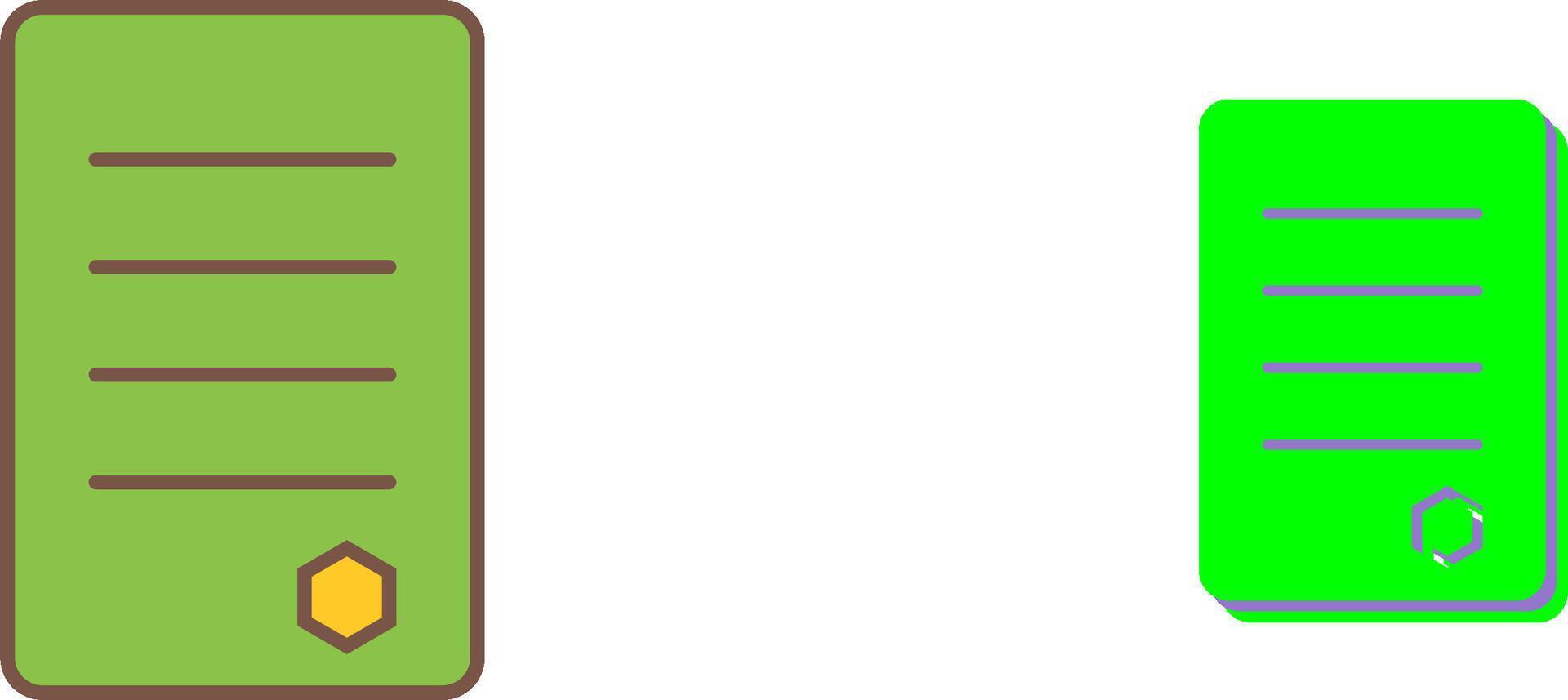 Unique Reports Icon Design vector
