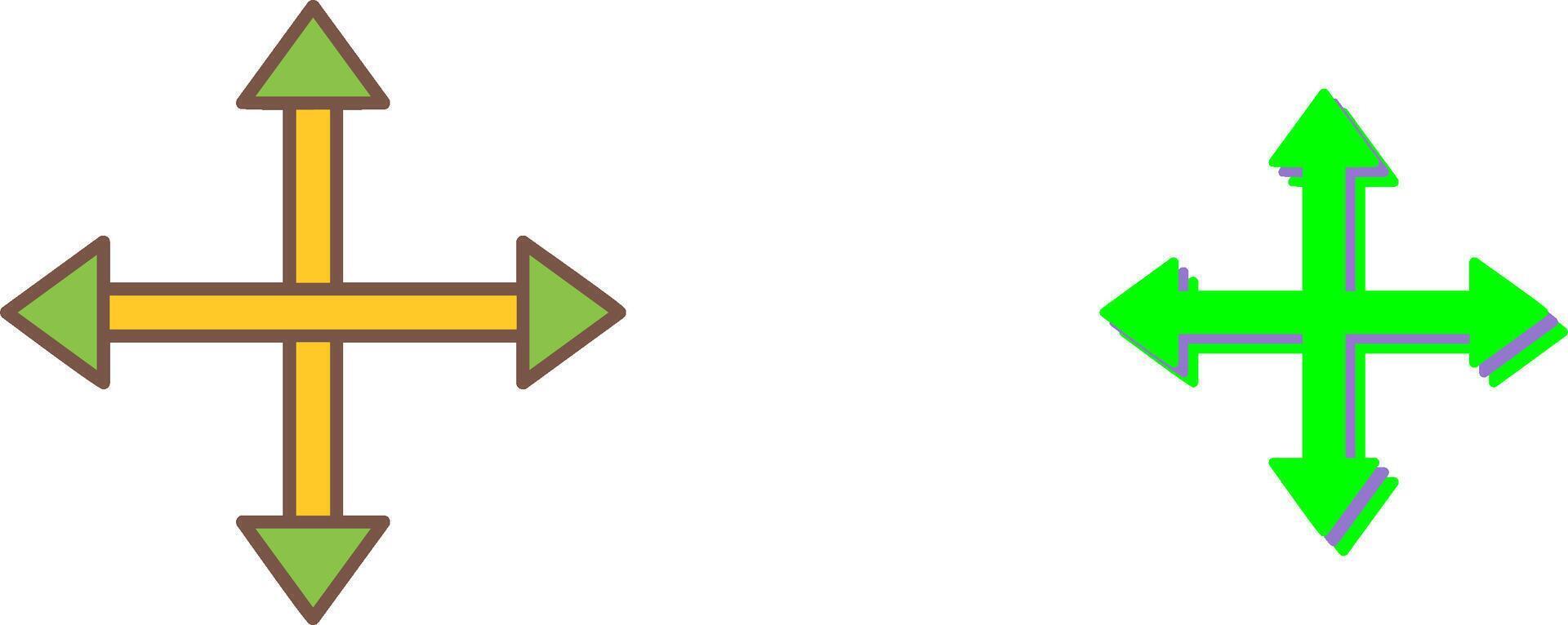 Unique Move Icon Design vector