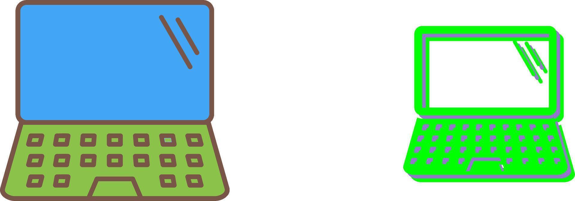 Laptop Icon Design vector