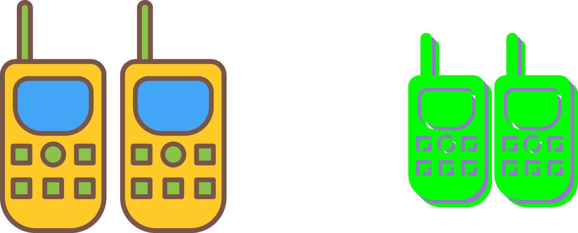 Walkie Talkie Icon Design vector
