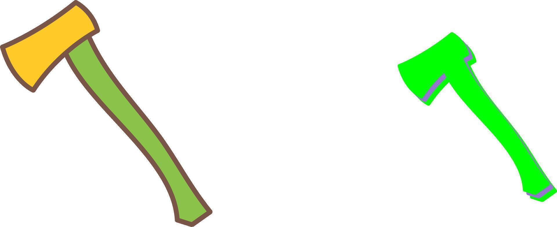 Wood Cutter Icon Design vector