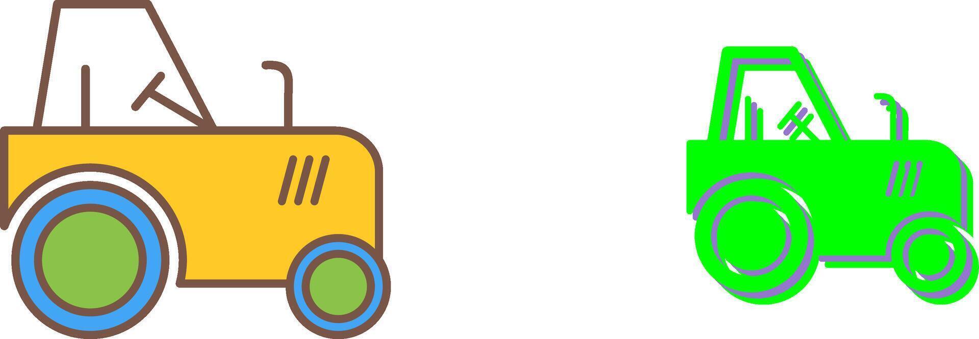 Tractor Icon Design vector