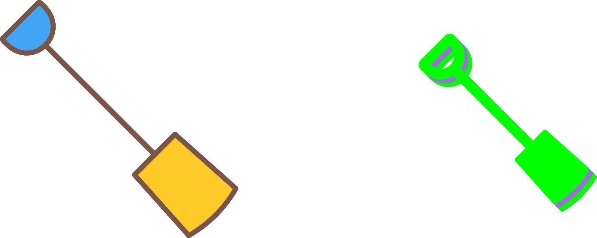 Hand Shovel Icon Design vector
