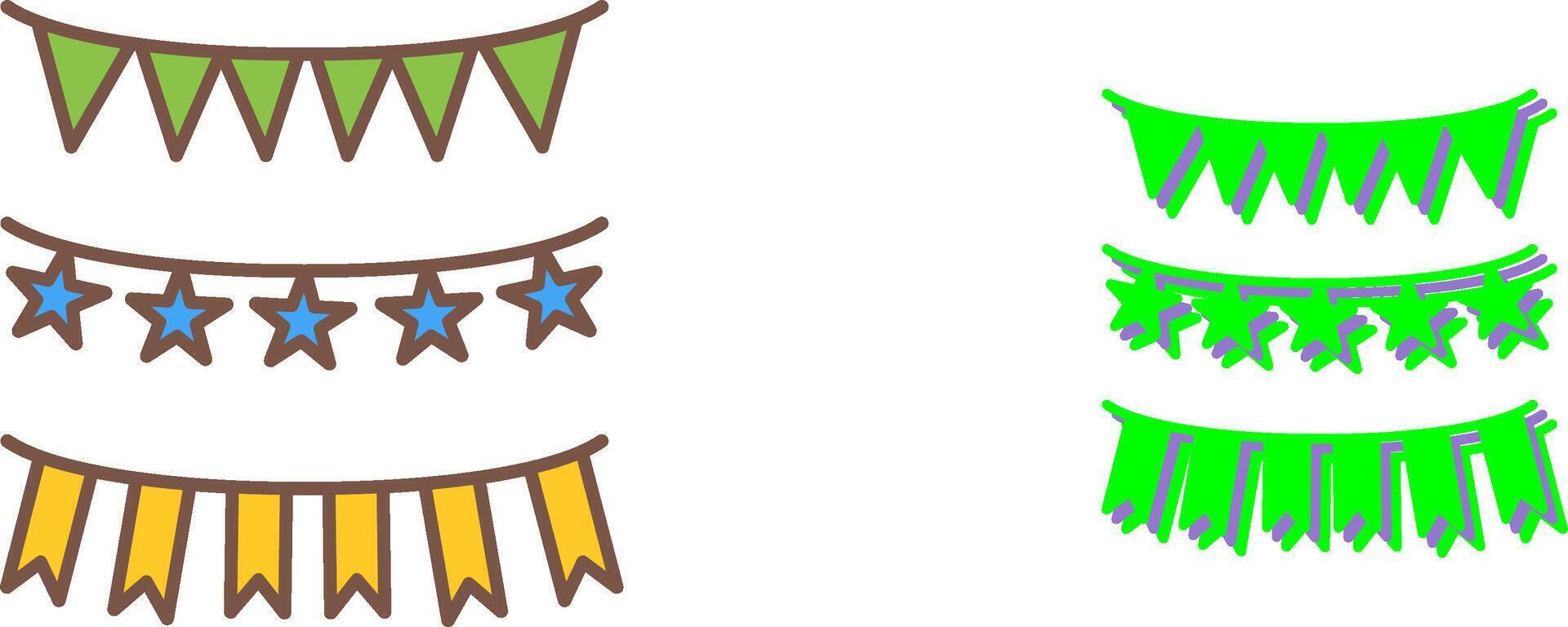 Garlands Icon Design vector
