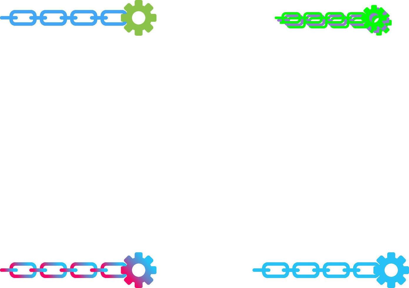 Unique Link Sales Icon Design vector