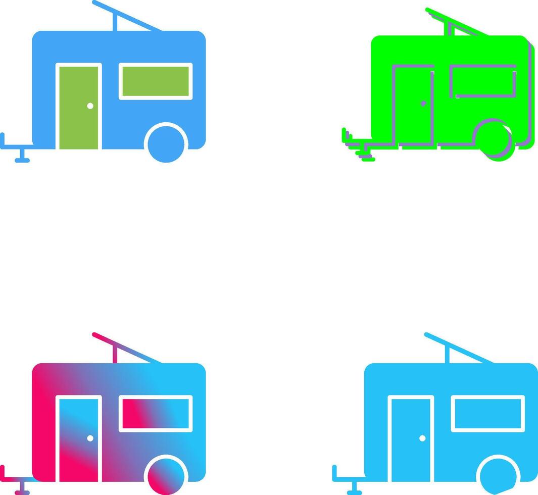 Trailer Icon Design vector