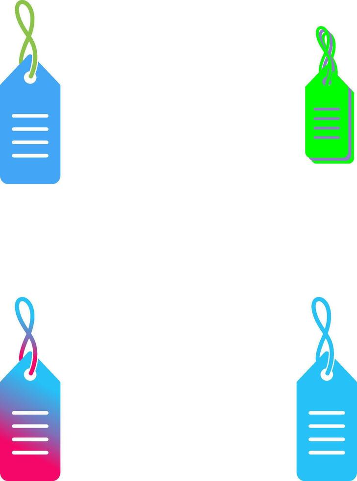 Unique Sale Tag Icon Design vector