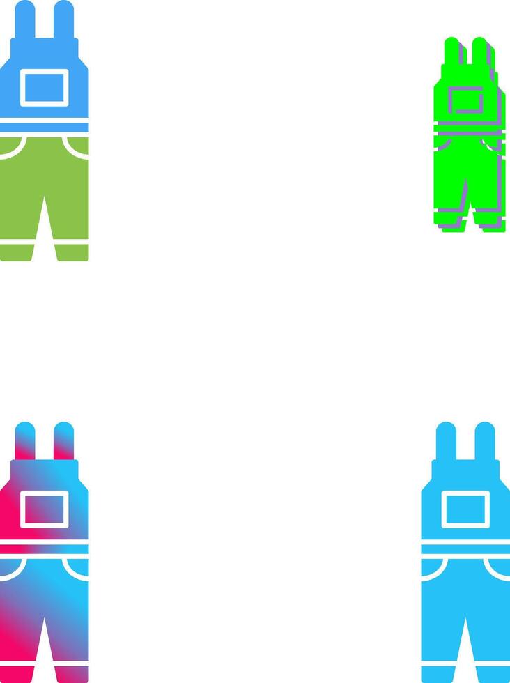 Jumpsuit Icon Design vector