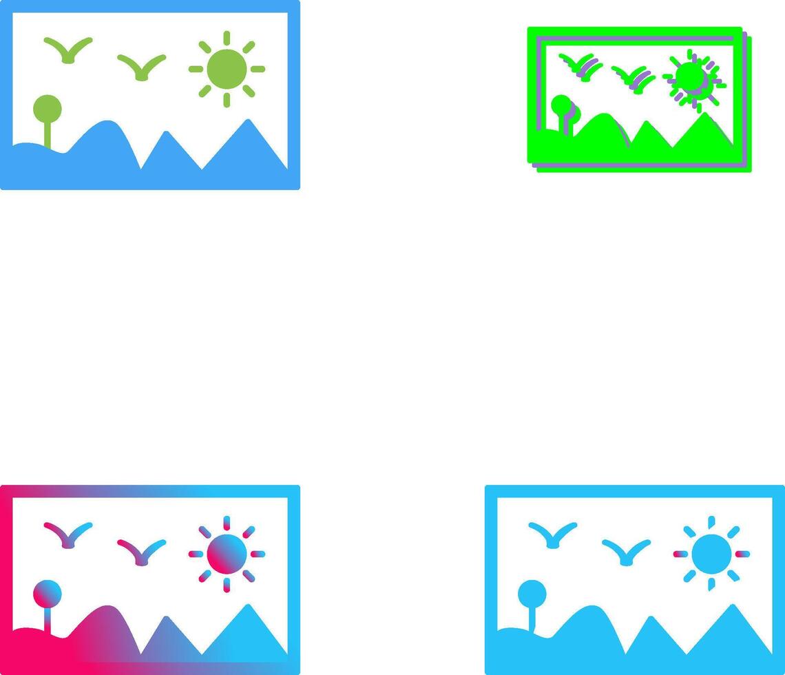 Painting Exhibit Icon Design vector