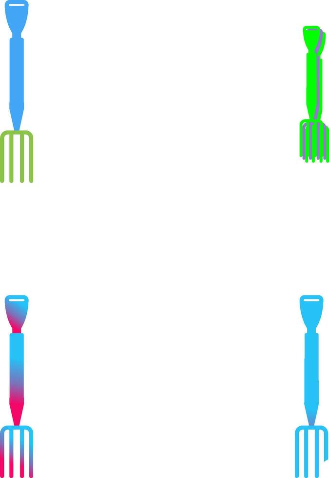 Gardening Fork Icon Design vector