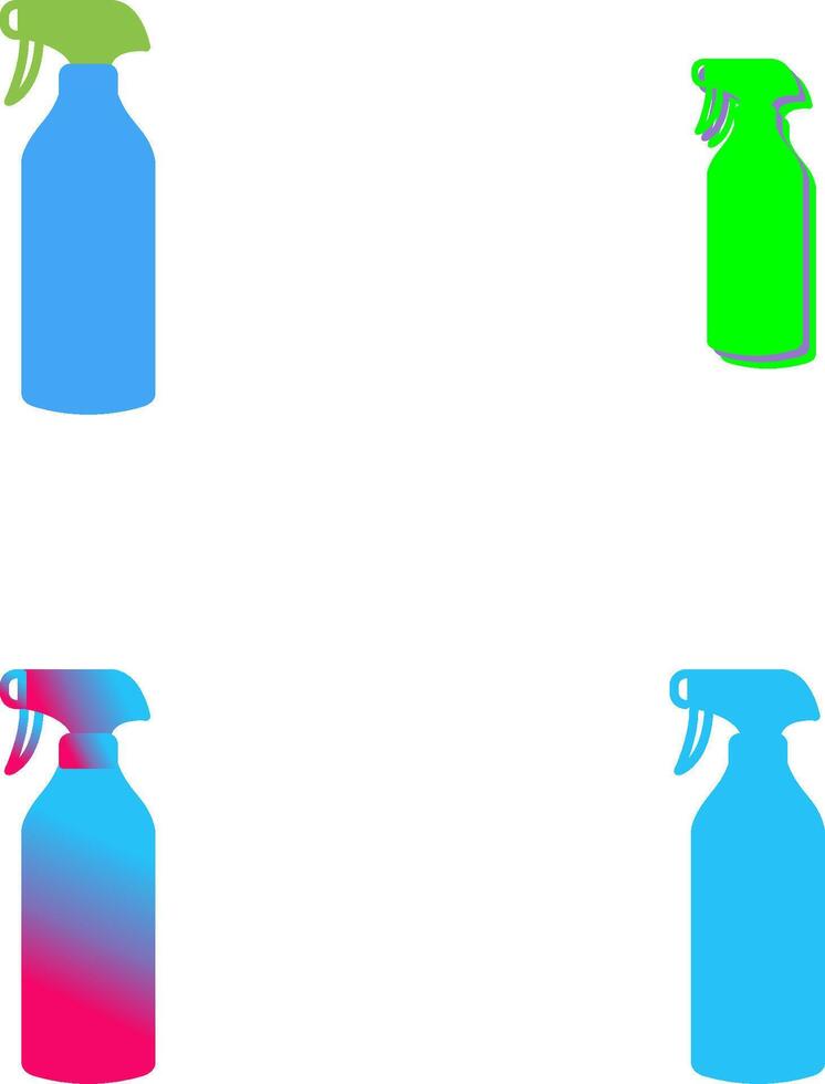 Spray bottle Icon Design vector