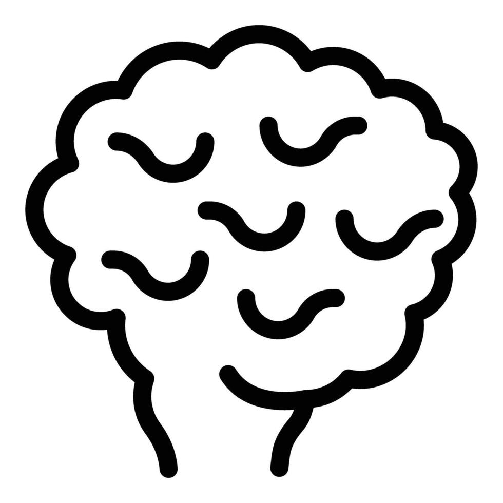 Mindset growth icon outline . Improvement ability vector