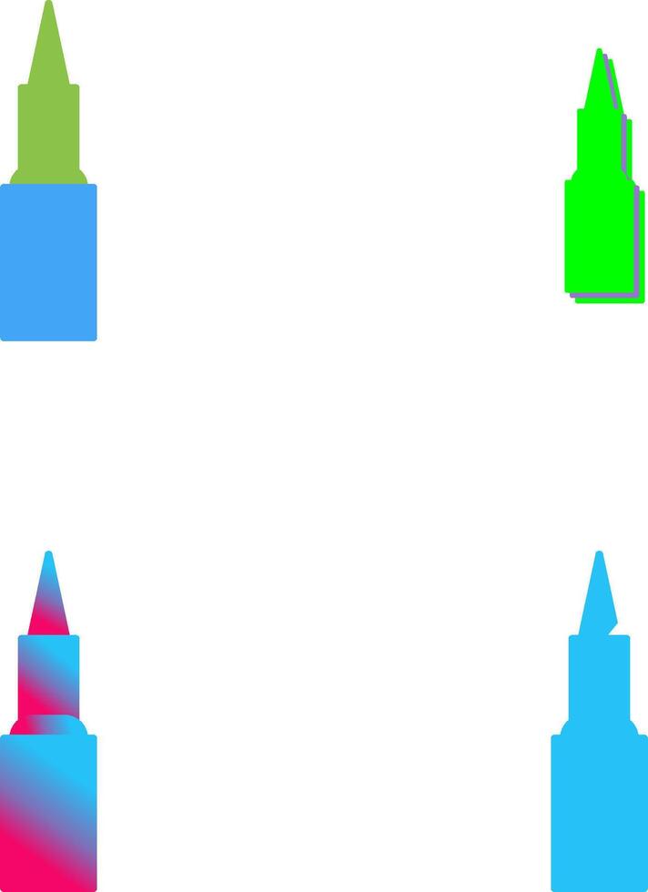 Kajal cosmetics Icon Design vector