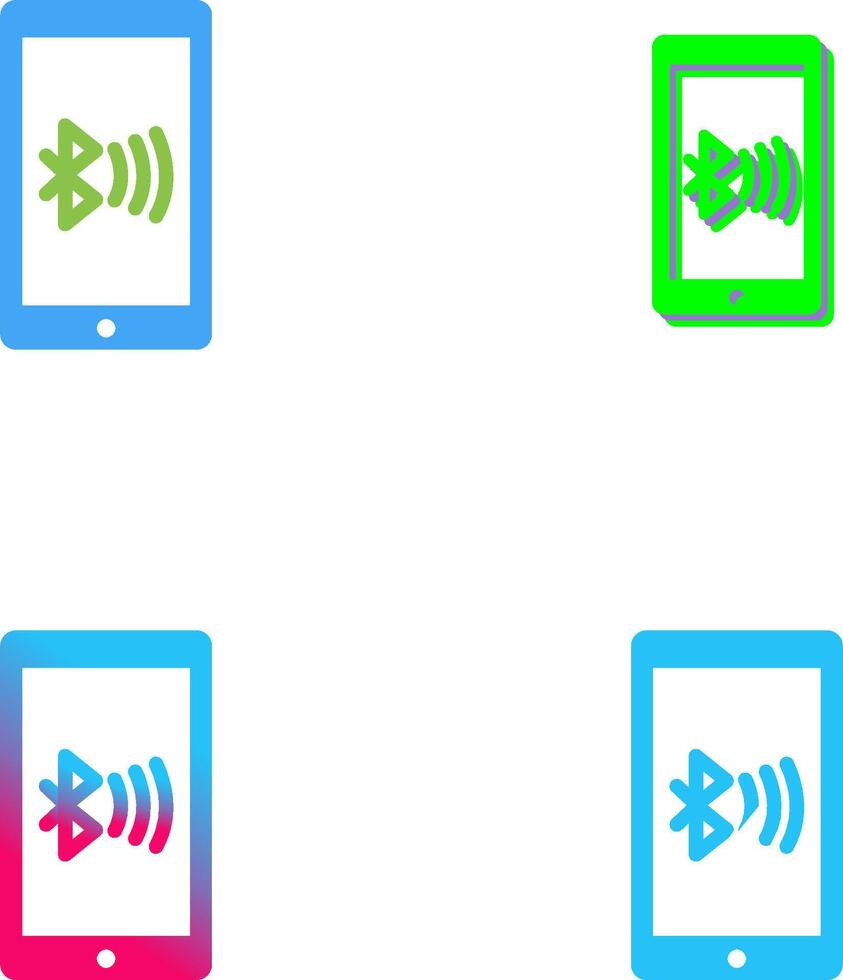 Connected Device Icon Design vector