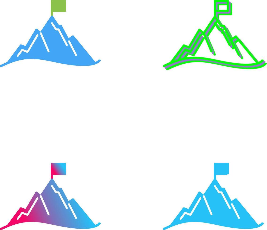 Mission Icon Design vector