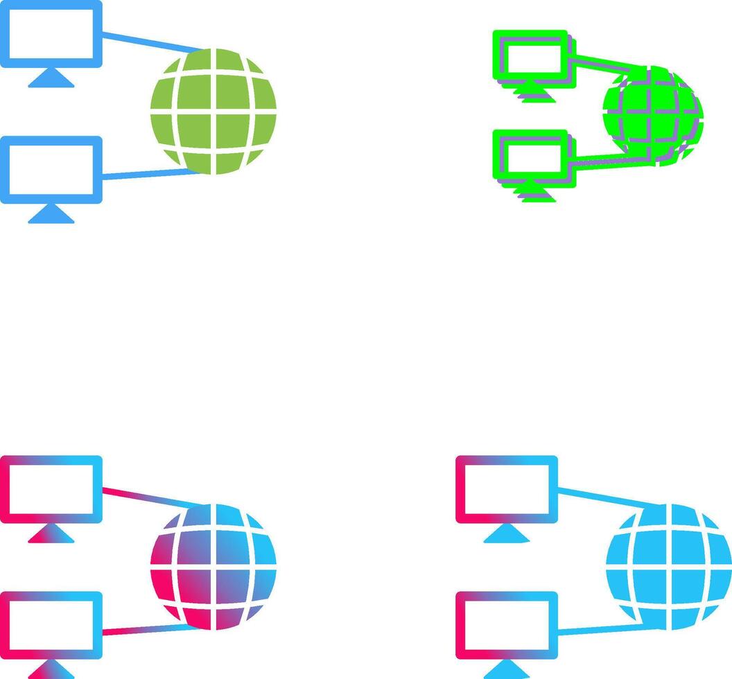 Internet Connectivity Icon Design vector
