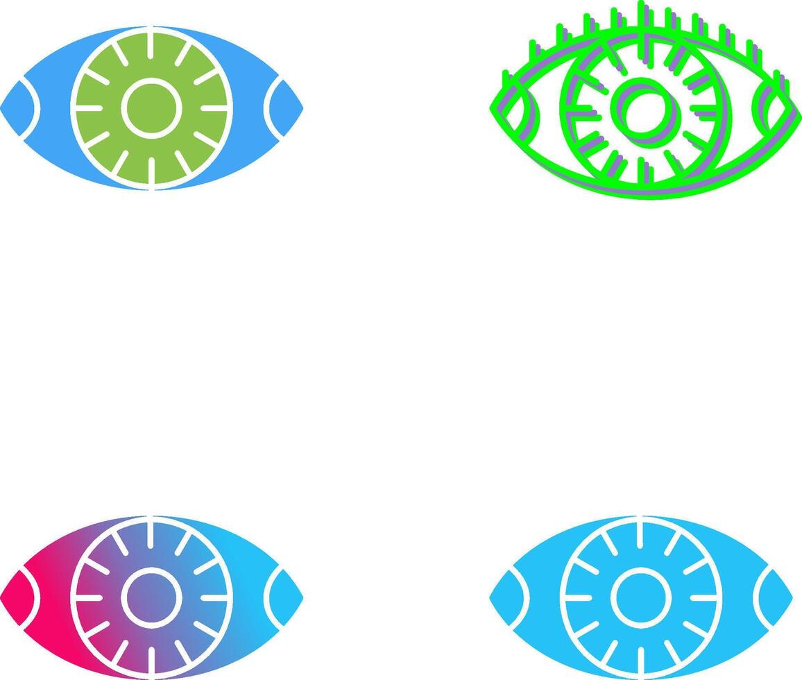 Vision Icon Design vector