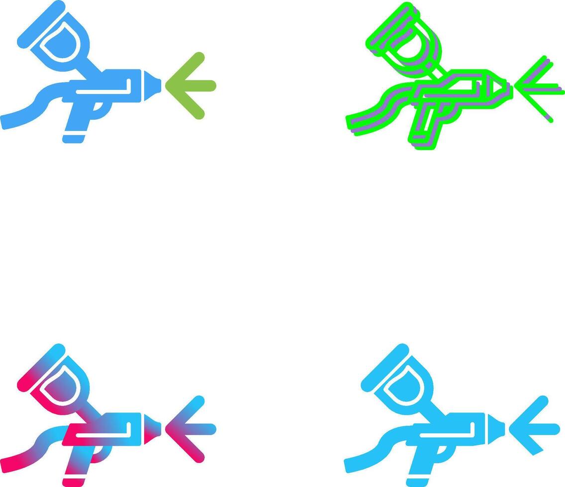 Airbrush Icon Design vector