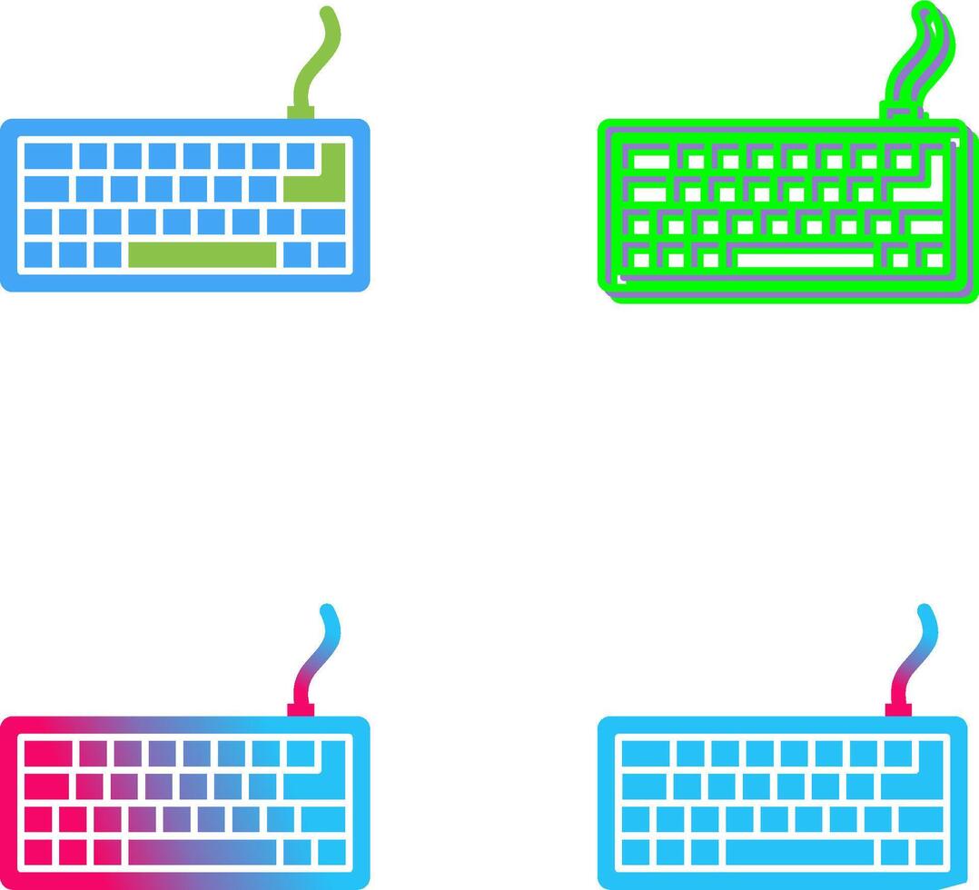 Keyboard Icon Design vector