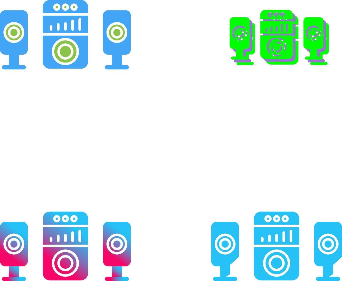 Sound System Icon Design vector