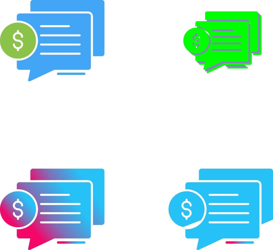 Dialog Icon Design vector