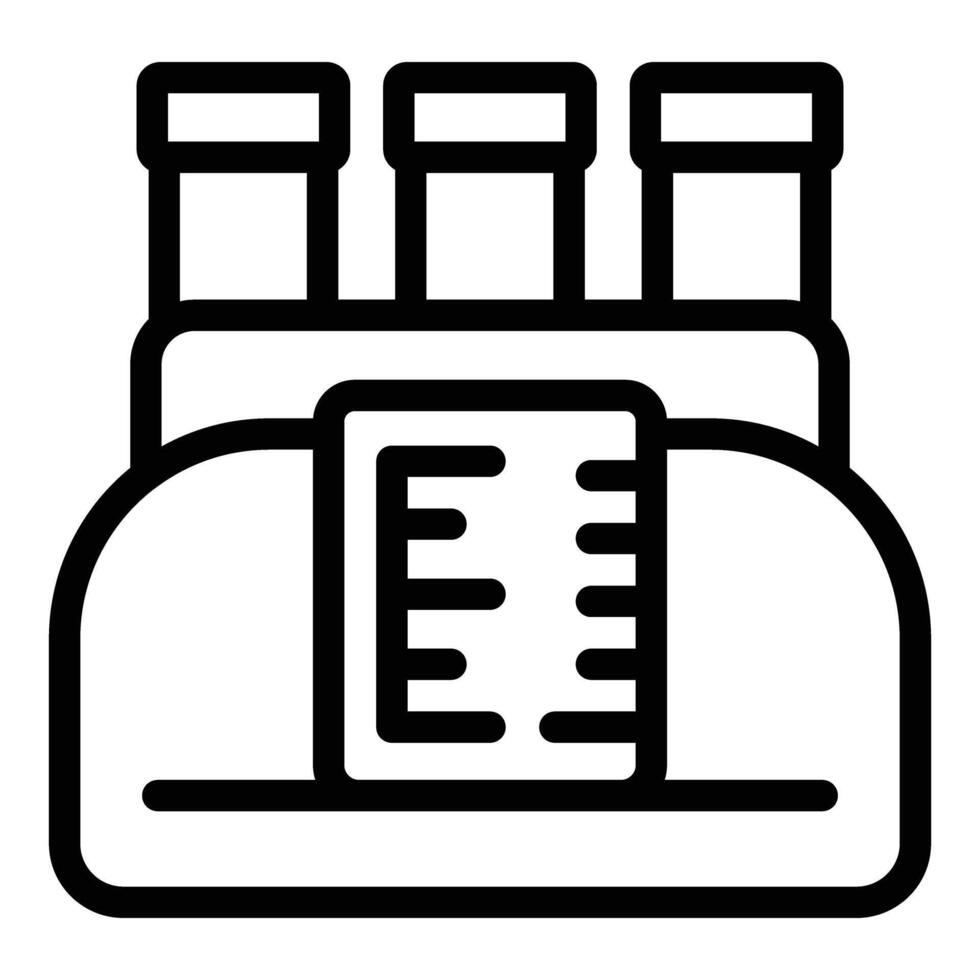 Black and white line art icon illustration of an industrial factory with chimneys vector