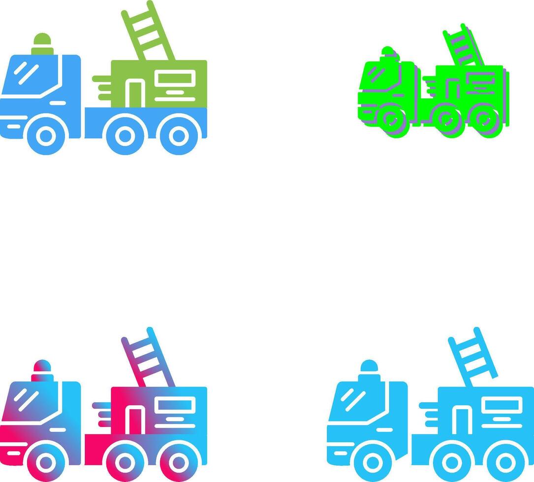 Fire Truck Icon Design vector