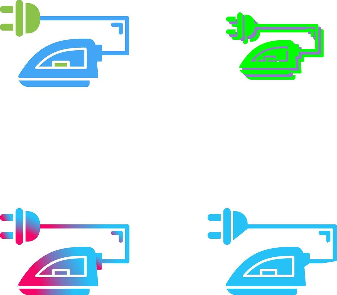 Iron Icon Design vector