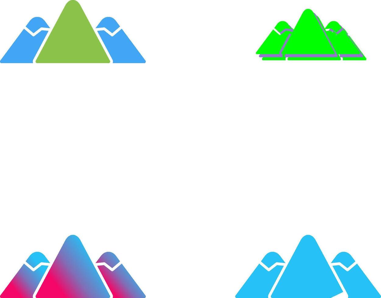 Mountain Icon Design vector