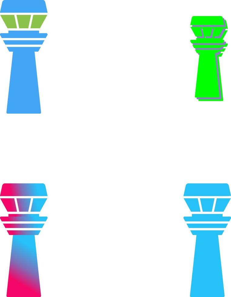 Control Tower Icon Design vector