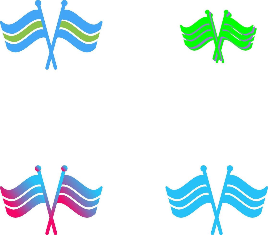 Flag Icon Design vector