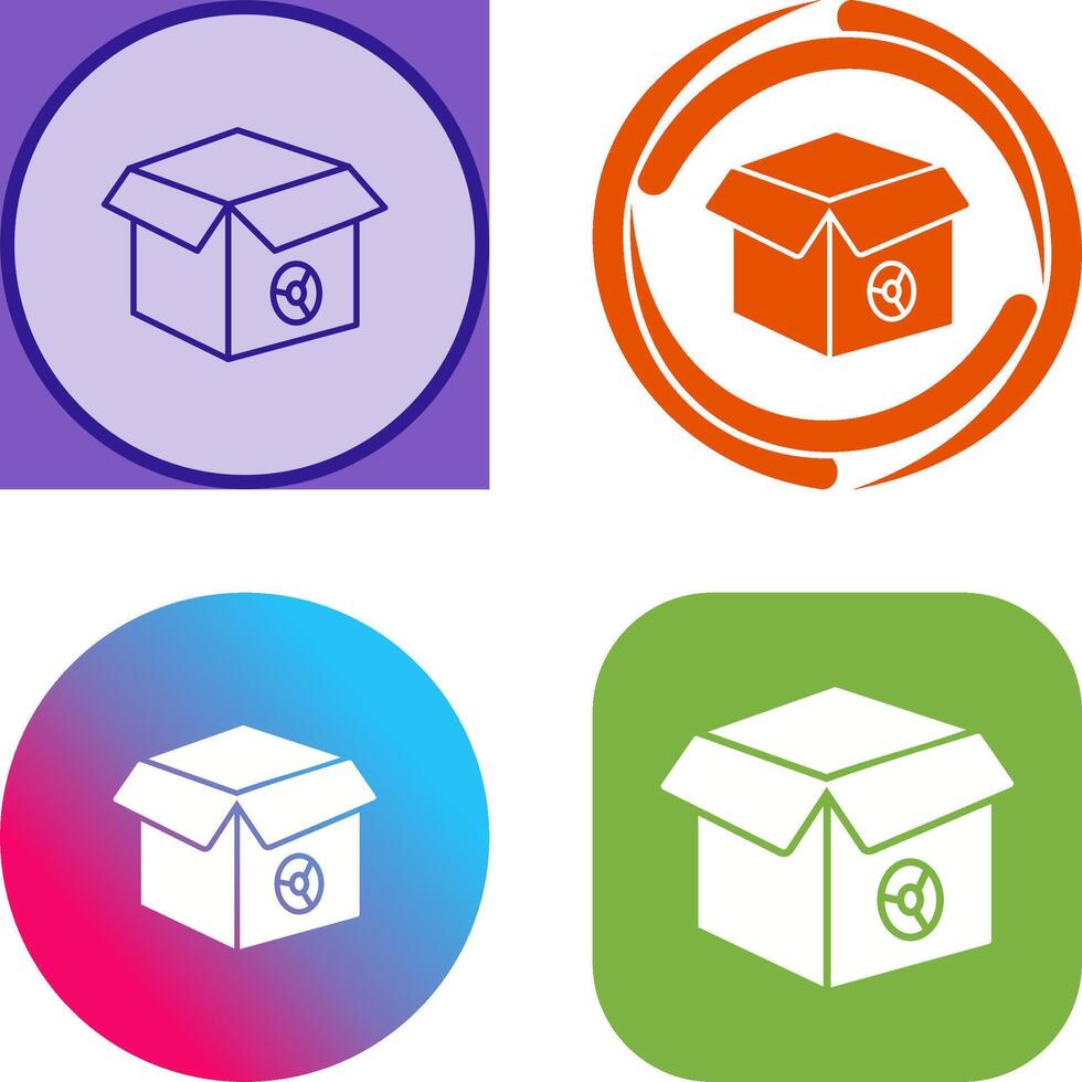 Unique Seo Packages Icon Design vector